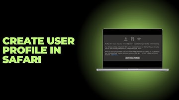 How to Create Profile in Safari on Mac