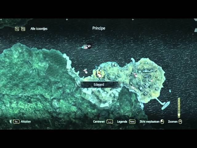 Assassins Creed Black Flag - Localização e Solução MAPA 992, 442 