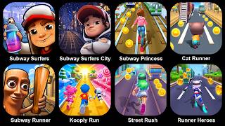 Subway Surf,Subway Surf City,Subway Princess,Cat Runner,Subway Runner,Kooply Run,Street Rush screenshot 2