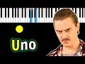 Little Big - Uno | Piano_Tutorial | Разбор | КАРАОКЕ | НОТЫ + MIDI