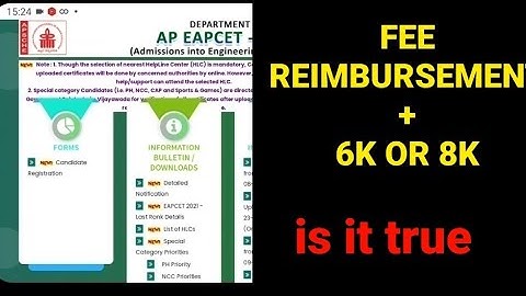 ap eapcet fee reimbursement+ 6k money|#apeamcet2022 #apeamcet2022_ counseling