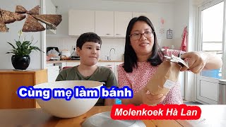 PapaMama | Leon has a day off. So he helpt Mama with making the famous Dutch Molenkoek. by PapaMama 331 views 2 months ago 10 minutes, 44 seconds