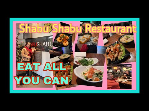 DINNER @ JAPANS RESTAURANT EAT ALL YOU CAN / SHABU SHABU RESTAURANT ROTTERDAM