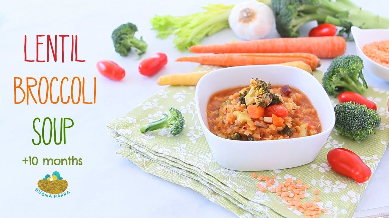 Lentil Broccoli Soup Recipe +10M | BuonaPappa