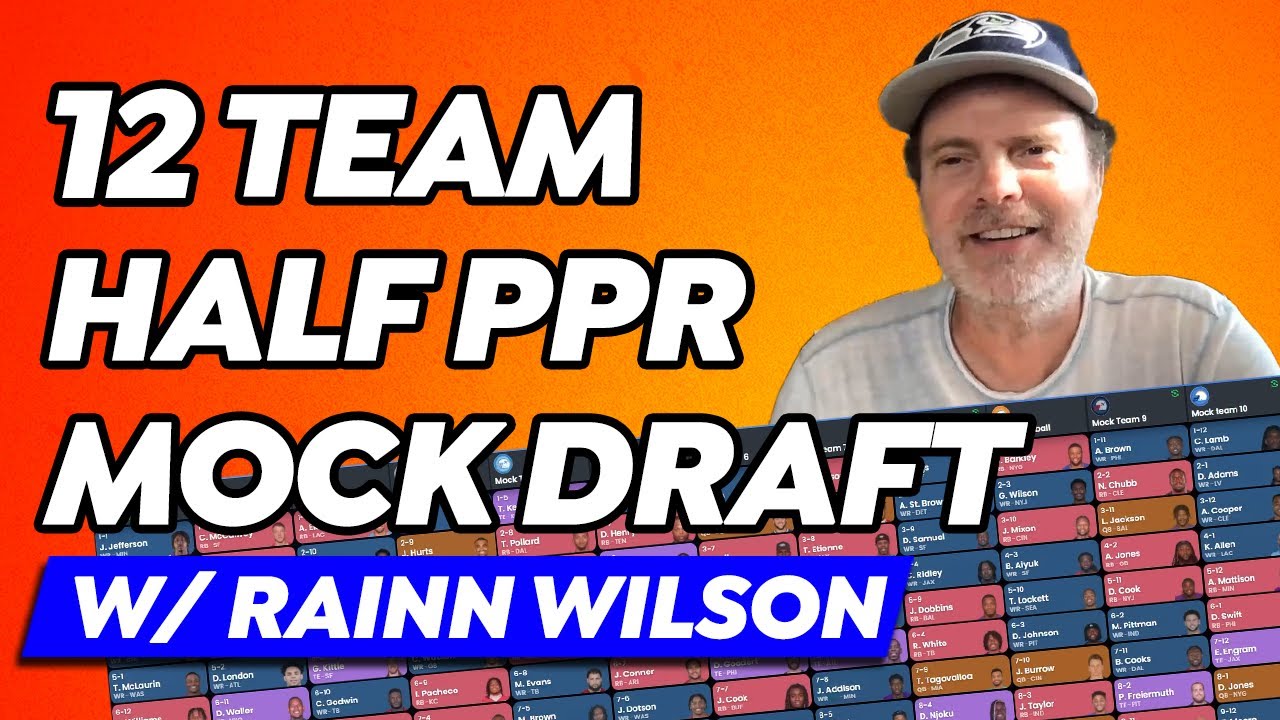 2023 Fantasy Football 12-Team Half-PPR Mock Draft