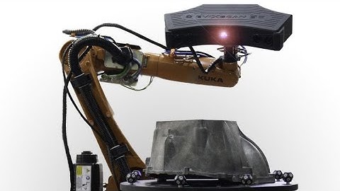 Integration of eviXscan 3D scanner with robot
