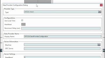 Using OPC DA in the Data Model