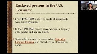 Virtual Genealogy Wednesday: African American Genealogy Research Basics