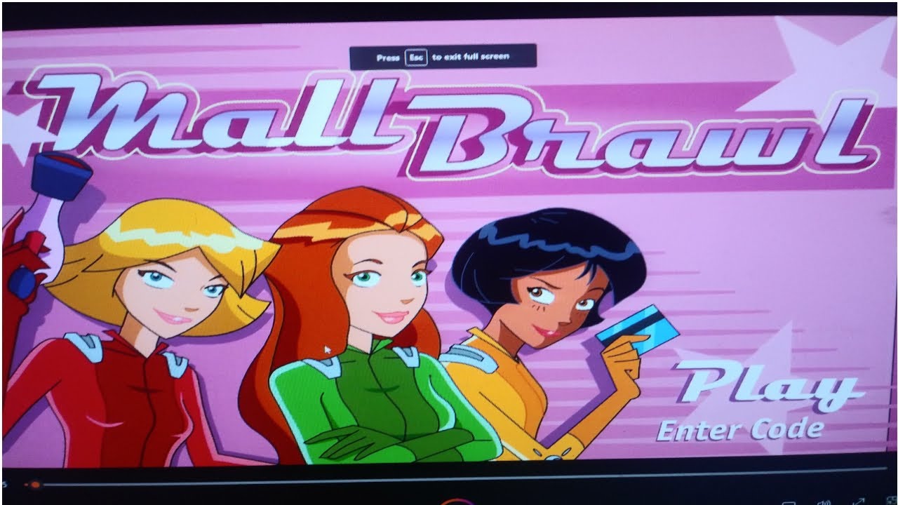 TOTALLY SPIES MALL BRAWL FUN GAME YouTube