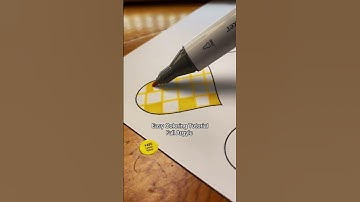 Easy Pattern Tutorial - Fall Plaid #colorwithme #coloringtutorial #ohuhumarkers