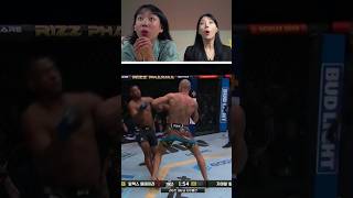 Korean Girls React To ALEX PEREIRA INSANE MOMENTS UFC 300!!🏹  #ufc300 #ufc #ossc