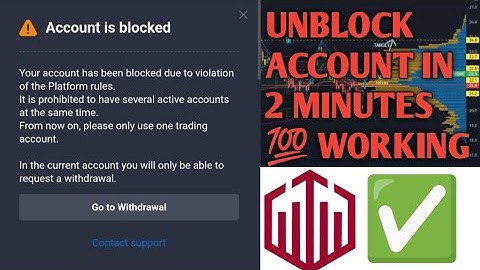 Quotex Account Blocked Problem | How to Unblock Quotex Account | 💯 Account Unblock