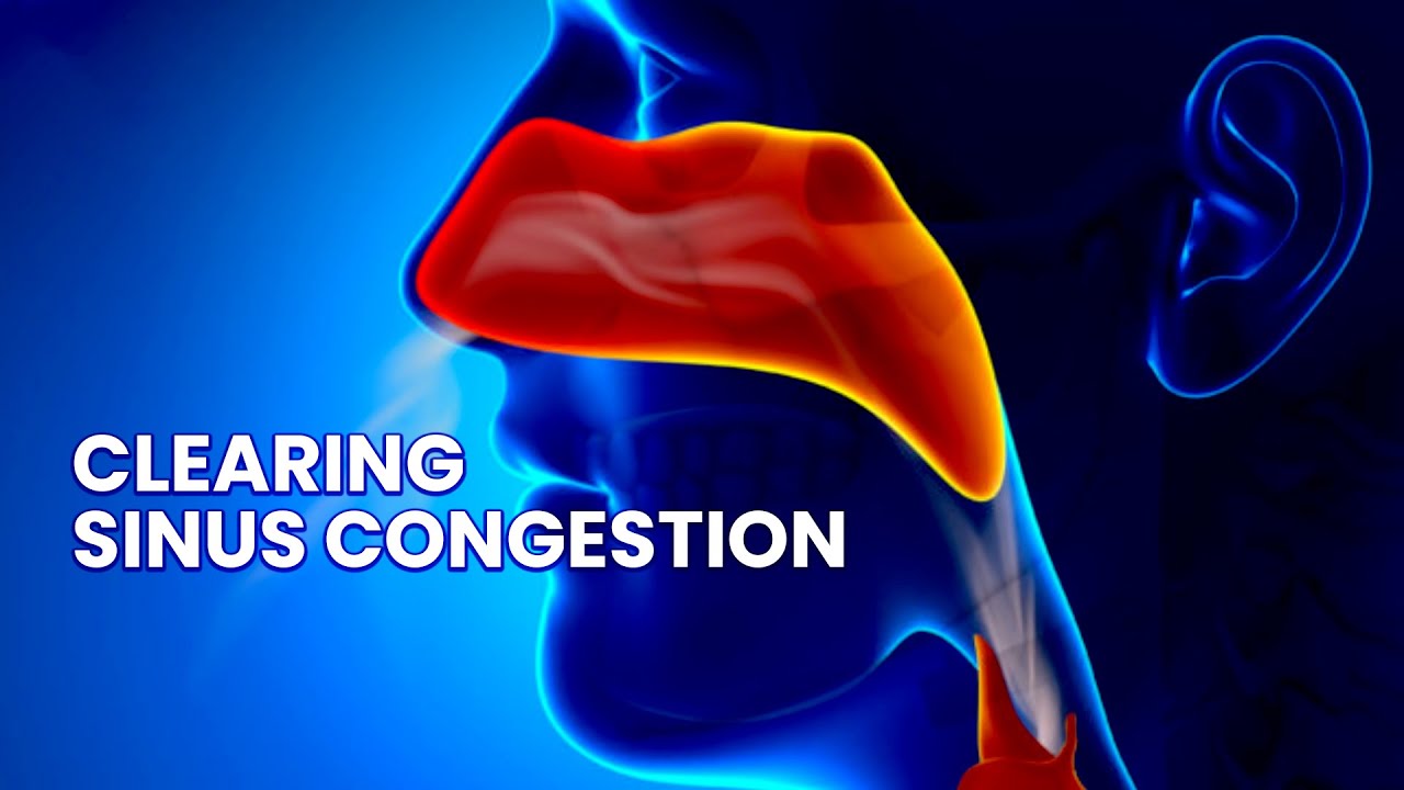 Clearing Sinus Congestion and Infection Head Cold-Binaural Beats Sound Therapy-Nasal Congestion