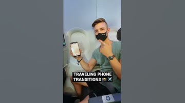 PHONE Transitions While TRAVELING! 📸✈️ #photography #videography #phone #travel #effects #shorts