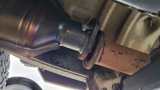 catalytic converter install disaster by The Other Guy 748 views 8 days ago 6 minutes, 28 seconds