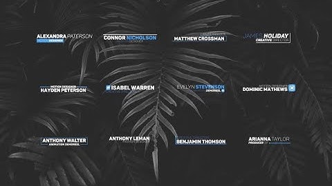 Modern Lower Thirds DaVinci Resolve Templates