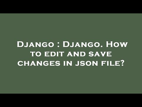 Django : Django.