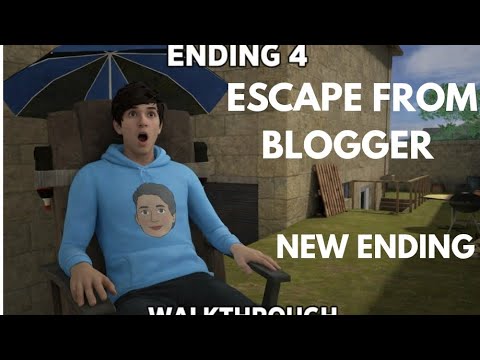ESCAPE FROM BLOGGER RUNAWAY: NEW SECRET ENDING 4 GAMEPLAY - YouTube