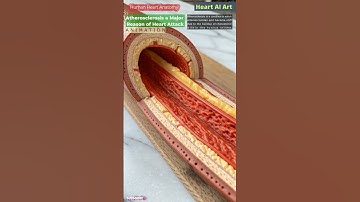 Atherosclerosis Animation | Heart AI Art | 06