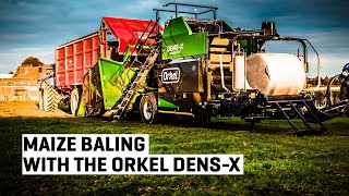Maize baling with the Orkel Dens-X compactor