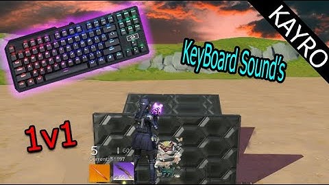 صـوت الكـيـبورد مــع 1v1 (روقــان) |  Creative Destruction KeyBoard ASMR 1v1