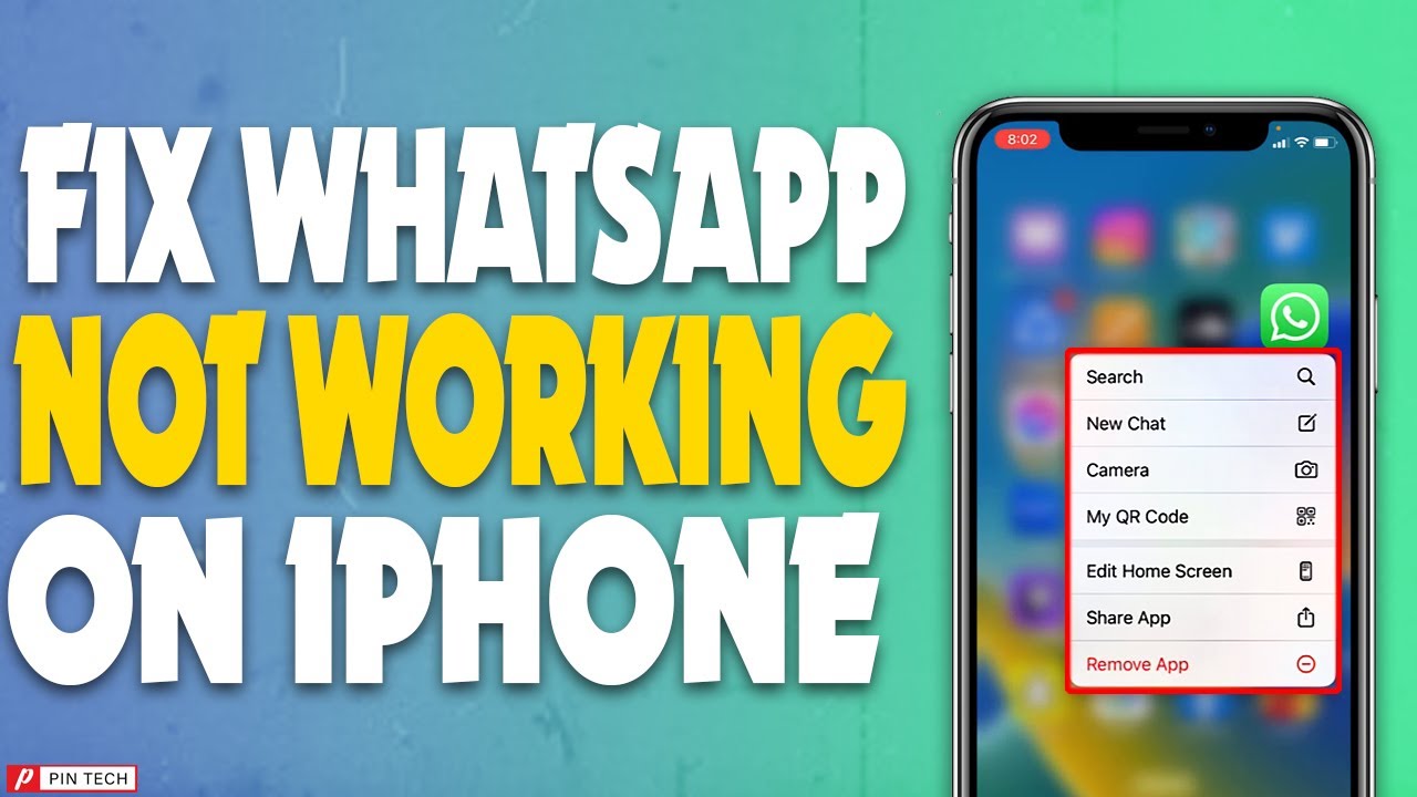 how to fix WhatsApp not working on iPhone 2023 | PIN TECH | - YouTube