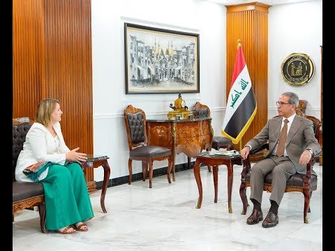 رئيس مجلس القضاء الأعلى يستقبل السفيرة الايرلندية