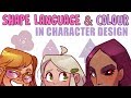 Shape Language & Colour • NatHH Character Lineup (speed paint)