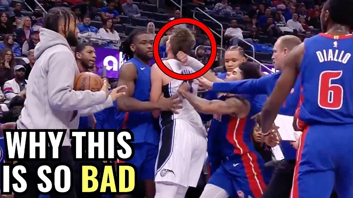 Moe Wagner KNOCKED OUT by Killian Hayes From Shot ...