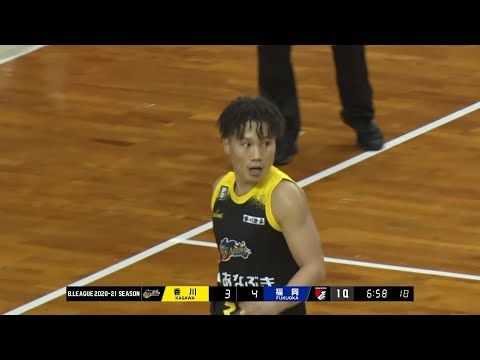 【ハイライト】香川ファイブアローズvsライジングゼファー福岡｜B2第6節GAME1｜11.07.2020 プロバスケ (Bリーグ)