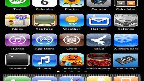 New Five Column SpringBoard iPhone And iPod Touch