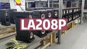 LA208P dual 8" active linearray in production