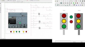 SIMULACION DE UN SEMAFORO DE DOS VIAS EN CADE SIMU Y PC SIMU | APRENDIZ