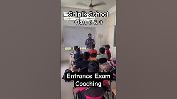 Sainik School entrance exam coaching for class 6 & 9 #sainik #sainikschool