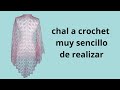 crochet chal facil y elegante