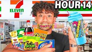 I Ate ONLY 7-Eleven Food For 24 HOURS!!
