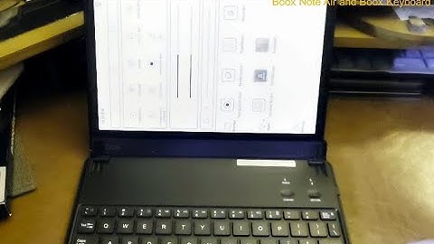 Connecting Note Air to Boox Keyboard