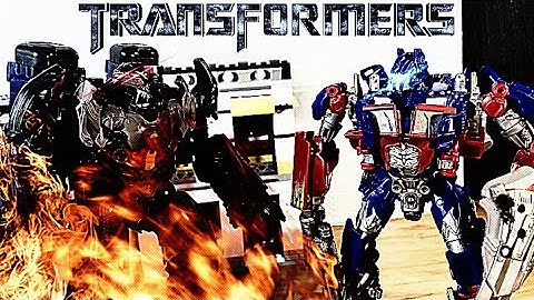 Optimus Prime Vs Thundercracker Transformers Stop Motion