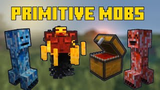 картинка: PRIMITIVE MOBS - КРУТЫЕ МОБЫ С РАЗНЫМИ СПОСОБНОСТЯМИ | ОБЗОР МОДОВ НА МАЙНКРАФТ