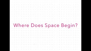 Lecture 1: Where does space begin?