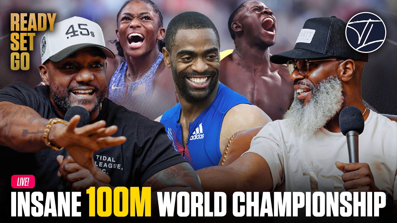 Tyson Gay joining us to react to the 100M finals 👀