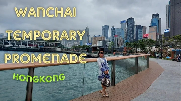 ⛴WANCHAI VICTORIA HARBOUR/ WANCHAI TEMPORARY PROMENADE..BEAUTIFUL SCENERY
