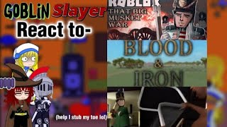 Goblin slayer react to Roblox Tank fish Blood&Iron experience screenshot 3