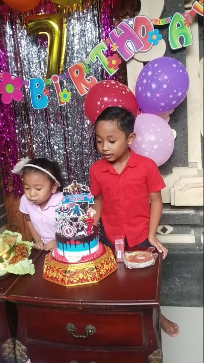 Party ulang tahun Aditya yang ke 7