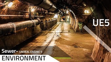 UE5 Sewer Live - 3ds Max - Unreal Engine 5 #Unrealengine5 #3dsmax #gamedevelopement