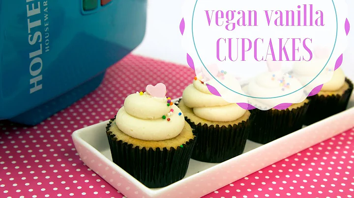 Vegan Vanilla Cupcake Recipe + Vanilla Vegan Frosting Recipe