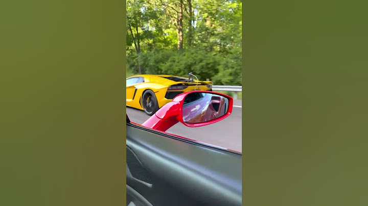 Lamborghini Aventador vs Ferrari 488 roll race! Both Tuned w/ Exhaust 💨