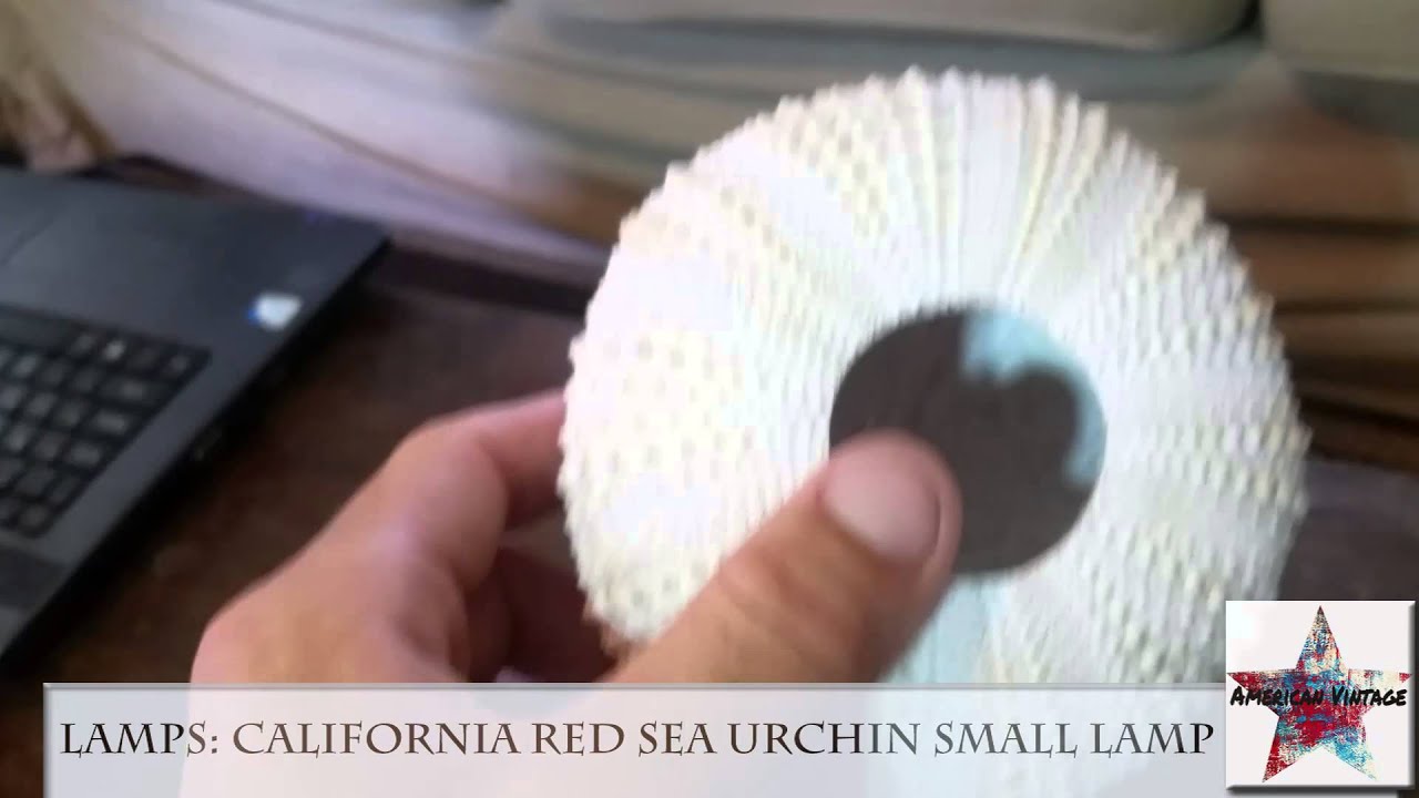 Lamps California Red Sea Urchin S Small Lamp American Lamps California Red Sea Urchin S Small Lamp American Vintage 805