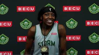 Seattle Storm 2026 Media Day Conferences | Flau'jae Johnson
