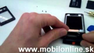 Vรฝmena: LCD displej Sony Ericsson W910i, How to change Sony Ericsson W910i LCD